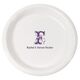 Pick Your Single Initial with Text Plastic Plates Image 1 of 3