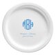 Rounded Monogram with Text Paper Plates Image 1 of 2
