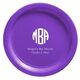 Rounded Monogram with Text Paper Plates Image 2 of 2