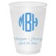 Rounded Monogram with Text Shatterproof Cups Image 1 of 2
