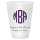 Rounded Monogram with Text Shatterproof Cups Image 2 of 2