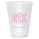 Script Monogram with Text Shatterproof Cups Image 2 of 2