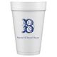 Pick Your Single Initial with Text Styrofoam Cups Image 3 of 3
