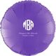 Rounded Monogram with Text Mylar Balloons Image 2 of 2