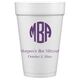 Rounded Monogram with Text Styrofoam Cups Image 2 of 2
