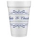 Royal Flourish Framed Names and Text Styrofoam Cups Image 1 of 3