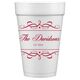 Royal Flourish Framed Names and Text Styrofoam Cups Image 2 of 3