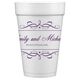 Royal Flourish Framed Names and Text Styrofoam Cups Image 3 of 3