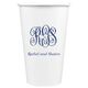 Script Monogram with Text Paper Coffee Cups Image 1 of 2