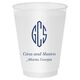 Shaped Oval Monogram with Text Shatterproof Cups Image 1 of 2