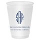 Shaped Oval Monogram with Text Shatterproof Cups Image 2 of 2