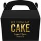 Let Them Eat Cake Gable Favor Boxes Image 1 of 2
