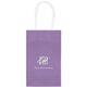 Pick Your Single Initial Monogram with Text Medium Twisted Handled Bags Image 2 of 3