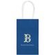 Pick Your Single Initial with Text Medium Twisted Handled Bags Image 2 of 3