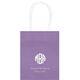 Rounded Monogram with Text Mini Twisted Handled Bags Image 2 of 2