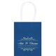 Royal Flourish Framed Names and Text Mini Twisted Handled Bags Image 1 of 3