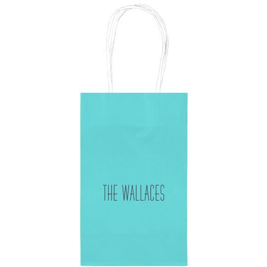 Simple Name Medium Twisted Handled Bags