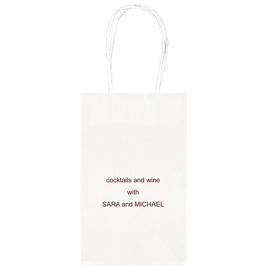 Simple Name Medium Twisted Handled Bags