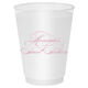 Romantic Script Shatterproof Cups Image 2 of 2