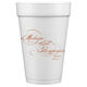 Romantic Script Styrofoam Cups Image 1 of 2