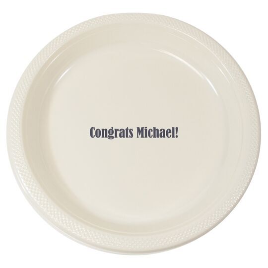 Impress Plastic Plates