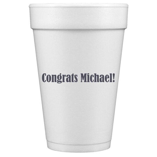 Impress Styrofoam Cups