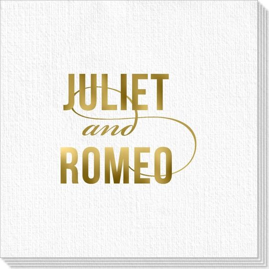 Modern Couple Deville Napkins