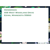 Large Floral Border Mailing Labels