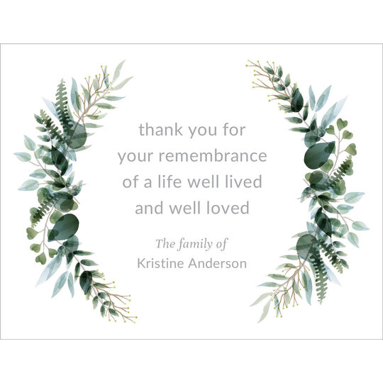 Laurel Sympathy Card