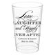 Love Laughter Ever After Clear Plastic Cups Image 3 of 6