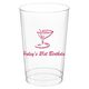 Classic Martini Clear Plastic Cups Image 4 of 4