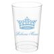 Delicate Princess Crown Clear Plastic Cups Image 1 of 2
