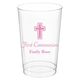 Outlined Cross Clear Plastic Cups Image 2 of 4