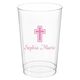 Outlined Cross Clear Plastic Cups Image 4 of 4