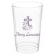 Floral Cross Clear Plastic Cups Image 2 of 3