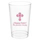 Ornate Cross Clear Plastic Cups Image 2 of 4