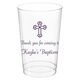 Ornate Cross Clear Plastic Cups Image 4 of 4