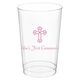 Ornate Cross Clear Plastic Cups Image 1 of 4