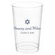 Little Star of David Clear Plastic Cups Image 2 of 3
