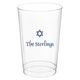 Little Star of David Clear Plastic Cups Image 1 of 3