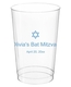 Little Star of David Clear Plastic Cups Image 3 of 3