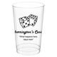 Roll the Dice Clear Plastic Cups Image 1 of 2