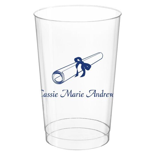 My Diploma Clear Plastic Cups