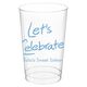 Fun Let's Celebrate Clear Plastic Cups Image 2 of 4