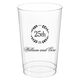 25th Wreath Clear Plastic Cups Image 1 of 2
