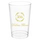 50th Wreath Clear Plastic Cups Image 2 of 2