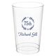 75th Wreath Clear Plastic Cups Image 2 of 2