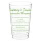 A Lot of Text Clear Plastic Cups Image 2 of 3