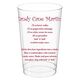 A Lot of Text Clear Plastic Cups Image 3 of 3