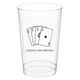 All Aces Clear Plastic Cups Image 2 of 2